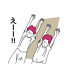 レッドヘア男子ハンドボール部②（個別スタンプ：7）