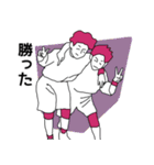 レッドヘア男子ハンドボール部②（個別スタンプ：18）