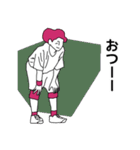 レッドヘア男子ハンドボール部②（個別スタンプ：22）