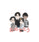 Luck Stokes Line Sticker ！！（個別スタンプ：1）