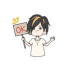 Luck Stokes Line Sticker ！！（個別スタンプ：5）