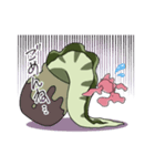 ウツボと金魚（個別スタンプ：6）