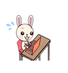 かわいい ウサギちゃん2（個別スタンプ：4）