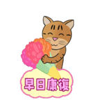 Tabby Milktea Cat III（個別スタンプ：14）