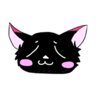 黒狐のみこく 日常に便利。（個別スタンプ：2）