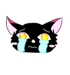 黒狐のみこく 日常に便利。（個別スタンプ：14）