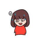 私は元気なおなご（個別スタンプ：6）