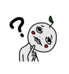 オノマトペりんごゆうこ（個別スタンプ：1）