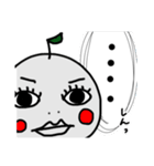 オノマトペりんごゆうこ（個別スタンプ：3）