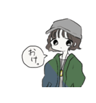 ほわほわがーる。（個別スタンプ：5）
