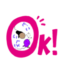 大好きな絵が少しでも響けば良いな。（個別スタンプ：3）