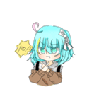 あほの青髪ちゃん（個別スタンプ：2）