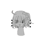 あほの青髪ちゃん（個別スタンプ：7）