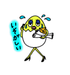 たまごマダム(日本語version)（個別スタンプ：9）