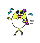 たまごマダム(日本語version)（個別スタンプ：14）