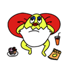 たまごマダム(日本語version)（個別スタンプ：19）