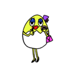 たまごマダム(日本語version)（個別スタンプ：27）