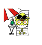 たまごマダム(日本語version)（個別スタンプ：35）
