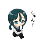 ネクタイじょしスタンプ。（個別スタンプ：8）