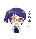 ネクタイじょしスタンプ。（個別スタンプ：17）
