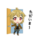ネクタイじょしスタンプ。（個別スタンプ：18）