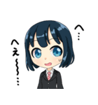 ネクタイじょしスタンプ。（個別スタンプ：19）