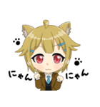 ネクタイじょしスタンプ。（個別スタンプ：22）