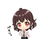 ネクタイじょしスタンプ。（個別スタンプ：23）