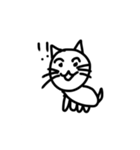 普通の猫ですよ。3(カニも仲間入り)（個別スタンプ：5）