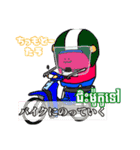 くまえスタンプ①（カンボジア国旗）（個別スタンプ：15）