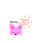くまうさぎとお花（個別スタンプ：5）
