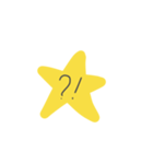 星の文字！打つのをめんどくさい時に！（個別スタンプ：21）