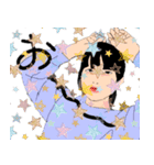 白黒イラスト（個別スタンプ：3）