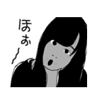 白黒イラスト（個別スタンプ：7）