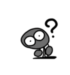 白黒イラスト（個別スタンプ：11）