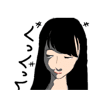 白黒イラスト（個別スタンプ：13）