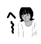 白黒イラスト（個別スタンプ：18）