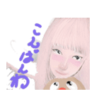 白黒イラスト（個別スタンプ：23）