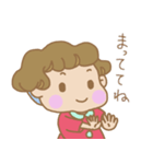 くせっ毛女の子（個別スタンプ：7）