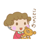 くせっ毛女の子（個別スタンプ：11）