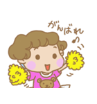 くせっ毛女の子（個別スタンプ：16）