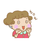 くせっ毛女の子（個別スタンプ：20）