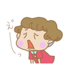 くせっ毛女の子（個別スタンプ：24）