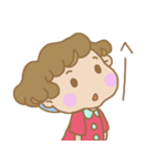 くせっ毛女の子（個別スタンプ：31）