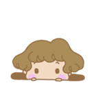 くせっ毛女の子（個別スタンプ：33）