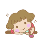 くせっ毛女の子（個別スタンプ：35）