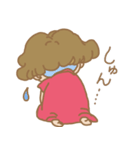 くせっ毛女の子（個別スタンプ：36）