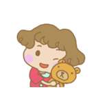くせっ毛女の子（個別スタンプ：38）