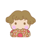 くせっ毛女の子（個別スタンプ：40）
