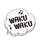 POPなデカ文字☆使いやすい英語＆日本語（個別スタンプ：18）